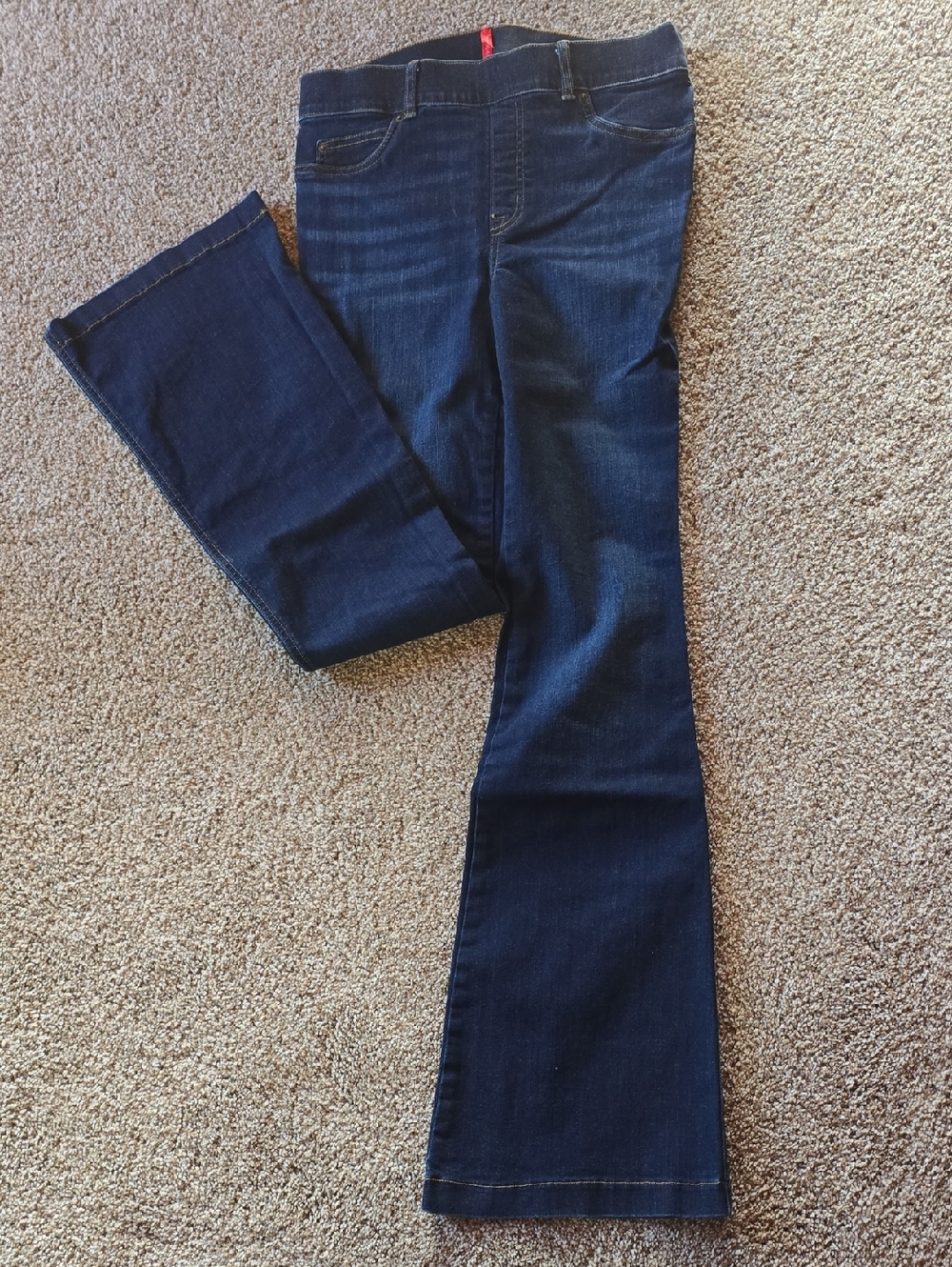 SPANX Dark Blue Flare Jeans Sz Medium NWOT